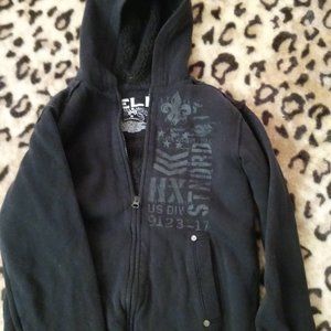 Helix Sherpa Lined  Hoodie - Junior Size M